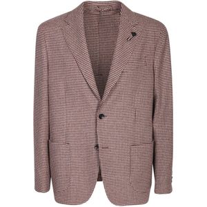 Lardini, Heren, Jassen, Bruin, Maat: S Wol,