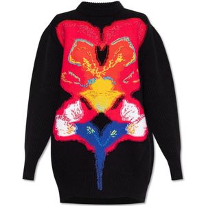 Alexander McQueen, Dames, Truien, Zwart, Maat: XS Wol,