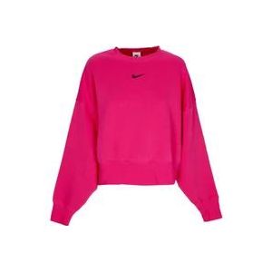 Nike Fireberry Crewneck Sweatshirt , Pink , Dames , Maat: L