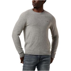 Tommy Hilfiger, Heren, Truien, Grijs, Maat: 2XL Wol,
