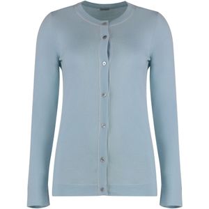 Malo, Dames, Truien, Blauw, Maat: L Wol,