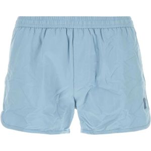 Ami Paris, Heren, Badkleding, Blauw, Maat: M Polyamide,