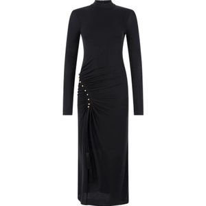 Roberto Cavalli, Dames, Jurken, Zwart, Maat: XS