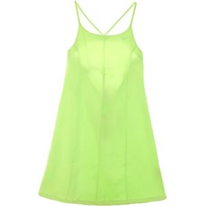 Nike, Dames, Jurken, Groen, Maat: XS Poliester,