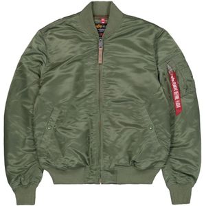 Alpha Industries, Heren, Jassen, Groen, Maat: 2XL Nylon,