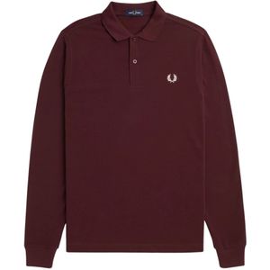 Fred Perry, Heren, Tops, Rood, Maat: S Katoen,