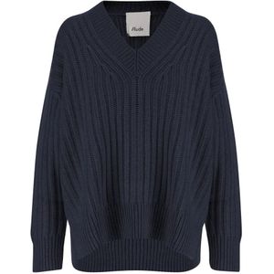 Allude, Dames, Truien, Blauw, Maat: M Kasjmier,