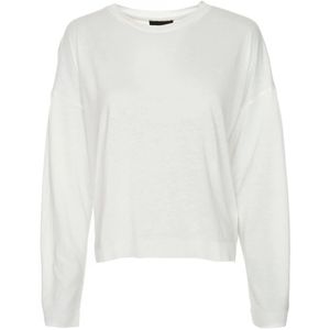 Drykorn, Dames, Truien, Wit, Maat: S Katoen,