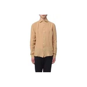 Peuterey Casual Overhemd , Brown , Heren , Maat: XL