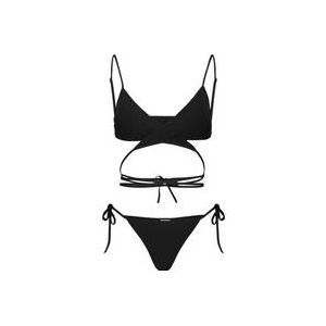Balenciaga Bikinis , Black , Dames , Maat: L