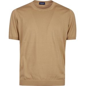 Drumohr, Heren, Tops, Bruin, Maat: XL Katoen,