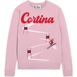 MC2 Saint Barth, Dames, Truien, Roze, Maat: S Wol,