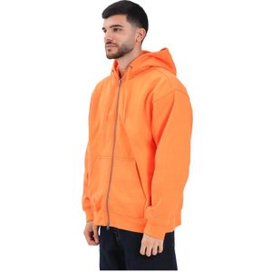 Vans, Heren, Sweatshirts & Hoodies, Oranje, Maat: L Katoen,