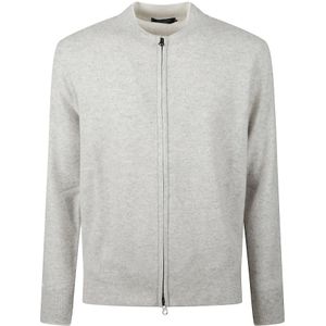 Aragona, Heren, Truien, Grijs, Maat: M Kasjmier,