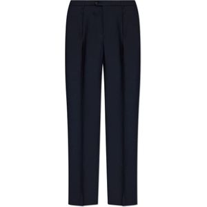 Etro, Heren, Broeken, Blauw, Maat: XL Wol,