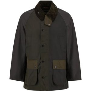 Barbour, Heren, Jassen, Groen, Maat: XS Katoen,