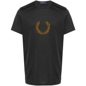 Fred Perry, Heren, Tops, Grijs, Maat: S Katoen,