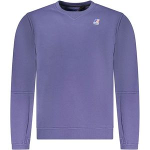 K-Way, Heren, Sweatshirts & Hoodies, Blauw, Maat: M Katoen,