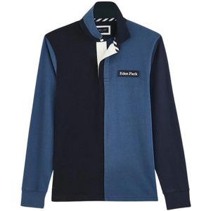 Eden Park, Heren, Tops, Blauw, Maat: S Katoen,