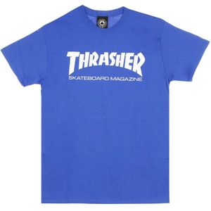 Thrasher, Heren, Tops, Blauw, Maat: XL