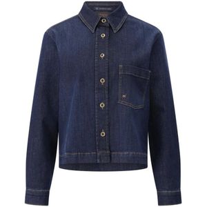 Raffaello Rossi, Dames, Jassen, Blauw, Maat: XS Denim,