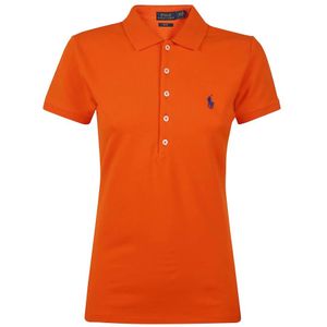 Ralph Lauren, Dames, Tops, Oranje, Maat: XS Katoen,