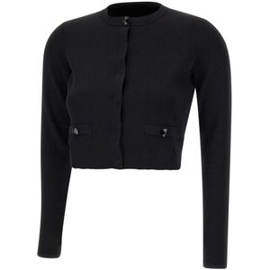 Liu Jo, Dames, Truien, Zwart, Maat: M Viscose,