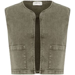 Cream, Dames, Jassen, Bruin, Maat: M Denim,