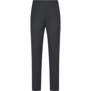 Canali, Heren, Broeken, Grijs, Maat: 2XL Wol,