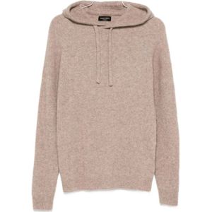 Roberto Collina, Heren, Truien, Beige, Maat: L Zijde,