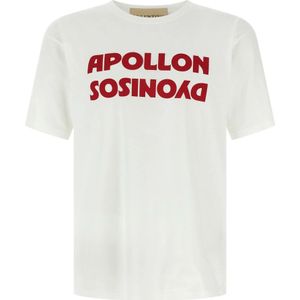 Valentino Garavani, Heren, Tops, Wit, Maat: M Katoen,