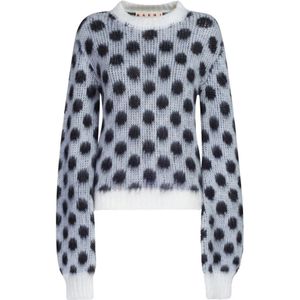 Marni, Dames, Truien, Veelkleurig, Maat: M Mohair,
