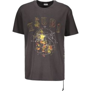 Ksubi, Heren, Tops, Zwart, Maat: S Katoen,