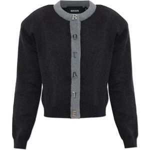 Rotate Birger Christensen, Dames, Truien, Grijs, Maat: L Katoen,