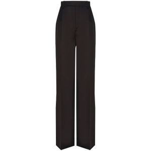 Saint Laurent, Dames, Broeken, Zwart, Maat: M Zijde,