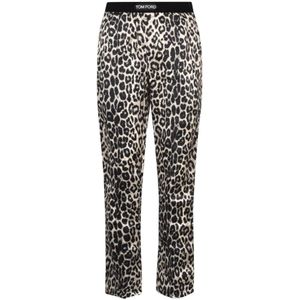 Tom Ford, Heren, Broeken, Bruin, Maat: XL Zijde,