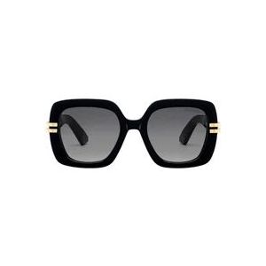 Dior Vierkante zonnebril Hedendaagse inspiratie , Black , unisex , Maat: 52 MM