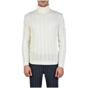 Xagon Man, Heren, Truien, Beige, Maat: L Wol,