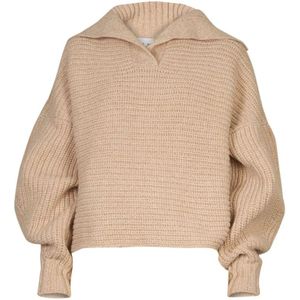 Lala Berlin, Dames, Truien, Beige, Maat: M Wol,