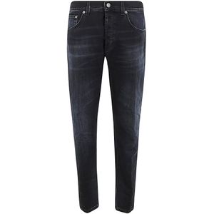 Dondup, Heren, Jeans, Blauw, Maat: W31 Denim,