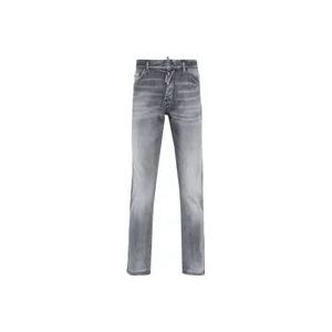 Dsquared2 Versleten Skinny Denim Jeans , Multicolor , Heren , Maat: 2XL