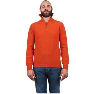 At.P.Co, Heren, Truien, Oranje, Maat: S Wol,