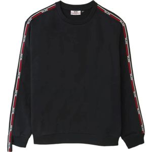 Gcds, Heren, Sweatshirts & Hoodies, Zwart, Maat: L