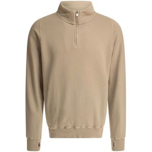 Nonnative, Heren, Sweatshirts & Hoodies, Beige, Maat: XL Katoen,
