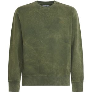 MC2 Saint Barth, Heren, Sweatshirts & Hoodies, Groen, Maat: L Katoen,