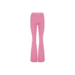 Versace Wijde broek , Pink , Dames , Maat: 2XS