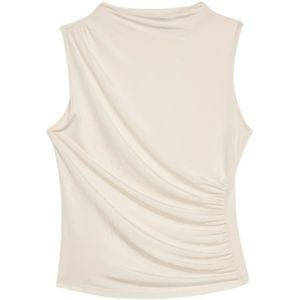 Oltre, Dames, Tops, Wit, Maat: S Jersey,