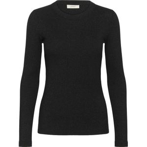 InWear, Dames, Tops, Zwart, Maat: 3XL Katoen,