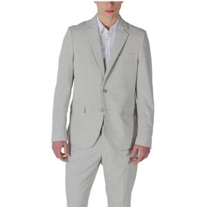 Antony Morato, Heren, Jassen, Grijs, Maat: XS Leer,