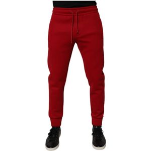 Dolce & Gabbana - Joggingbroek - Rood - Katoen